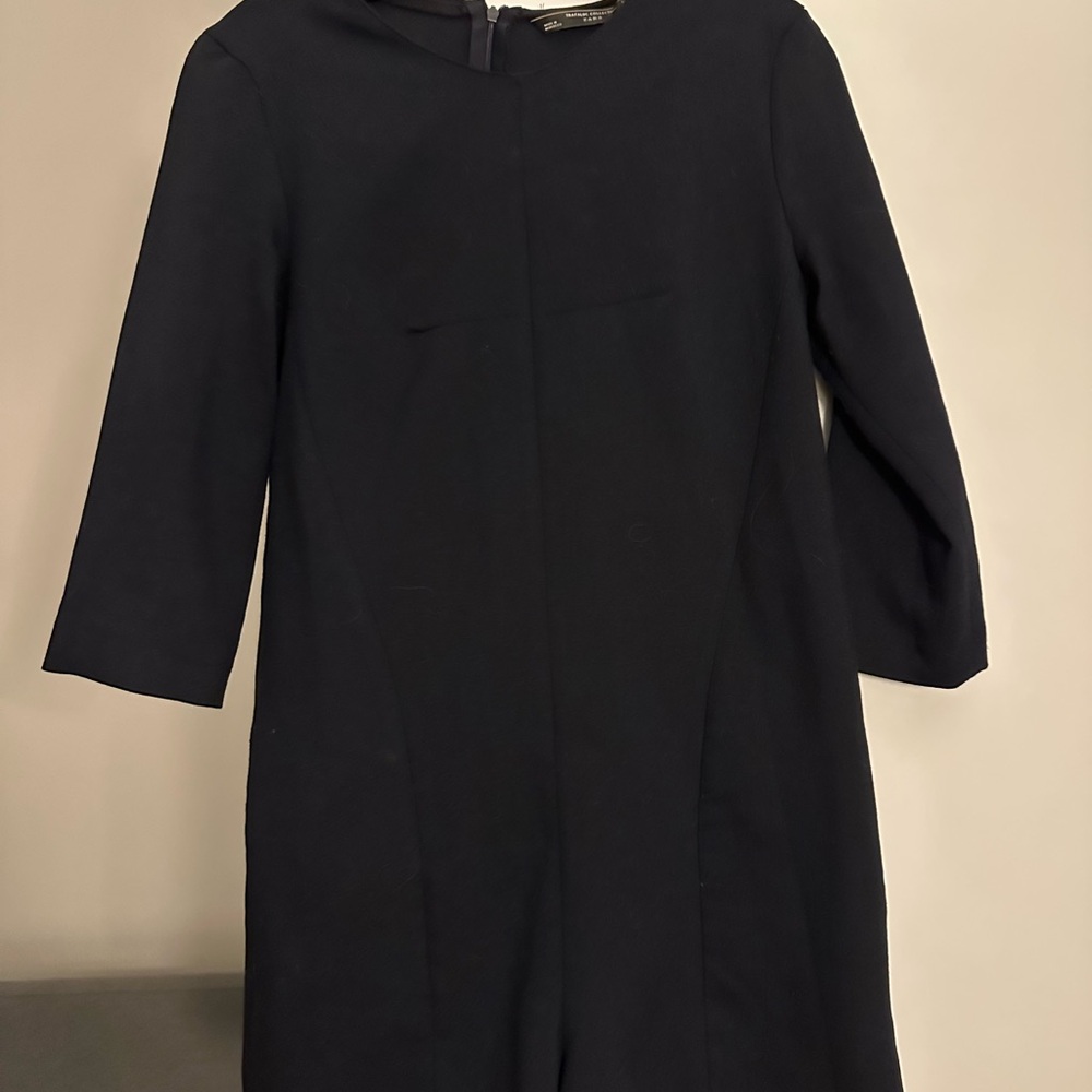 Zara navy long sleeve romper / jumpsuit